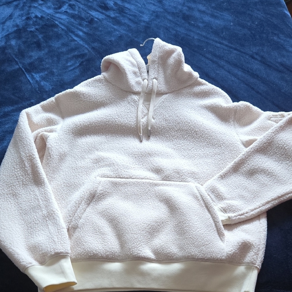 Men's Cream Fleece Hoodie